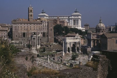 General View of the Forum by Roman